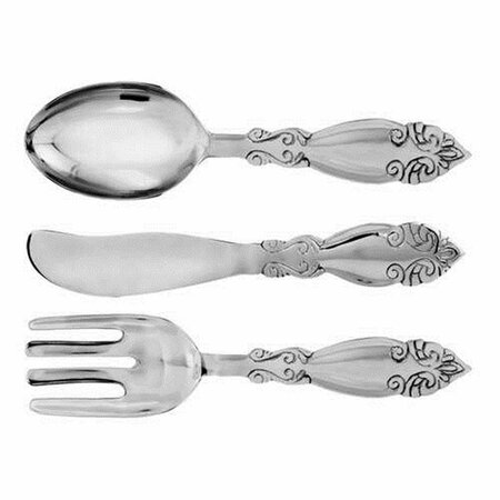 ESCENOGRAFIA Silver Cutlery Wall Decor - Set of 3 ES1836687